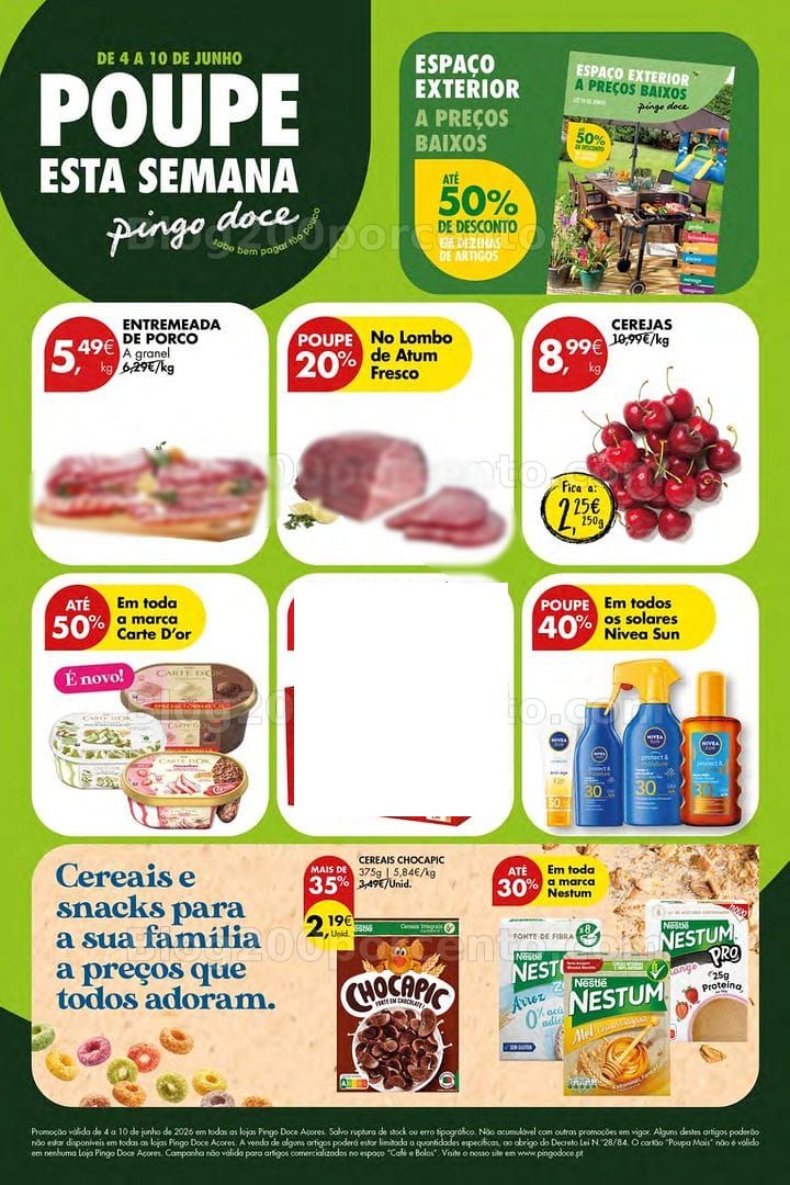 Antevisão Folheto PINGO DOCE Açores Promoções de 4 a 10 junho