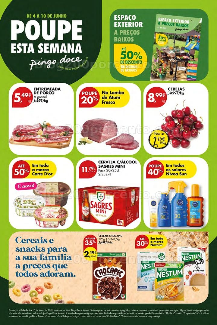 Antevisão Folheto PINGO DOCE Açores Promoções de 4 a 10 junho
