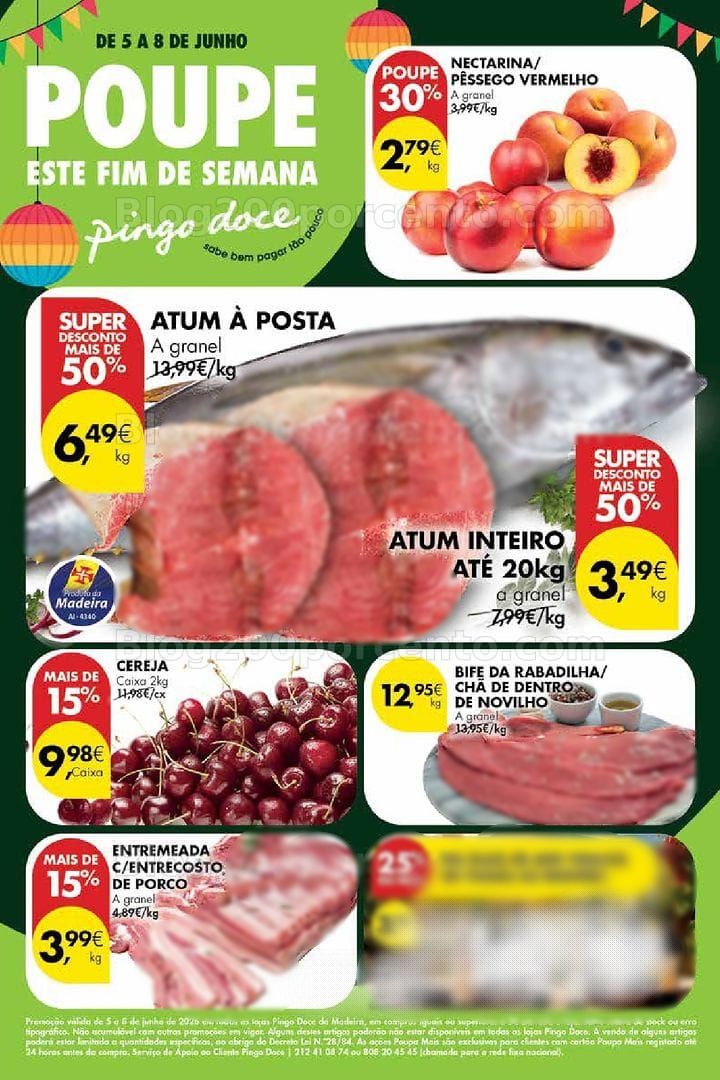 Antevisão Folheto PINGO DOCE Madeira Promoções Fim de Semana - 5 a 8 junho