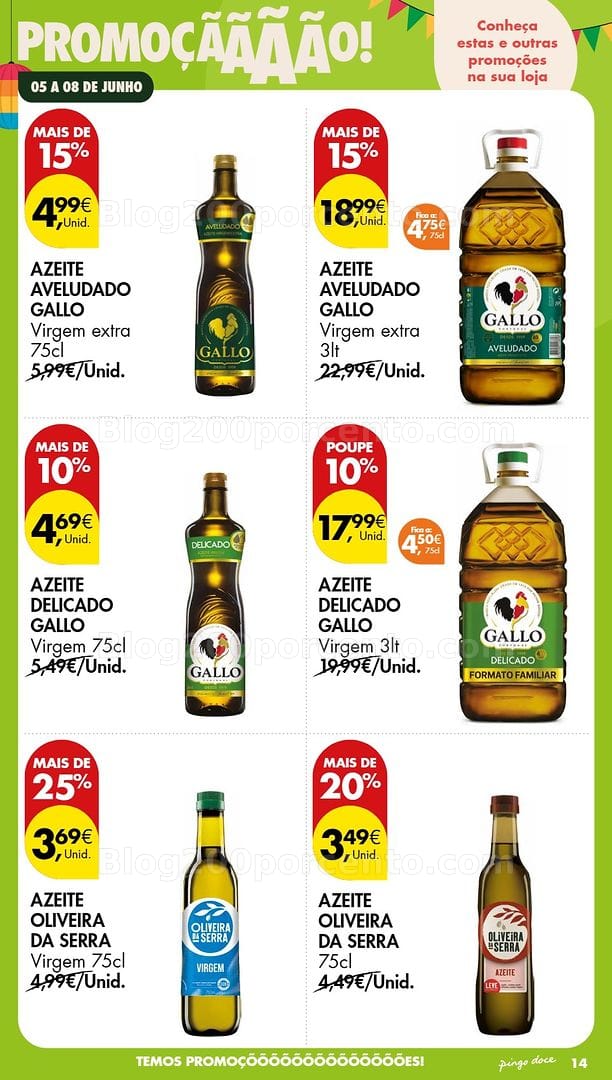 Antevisão Folheto PINGO DOCE Promoções Fim de Semana - 5 a 8 junho
