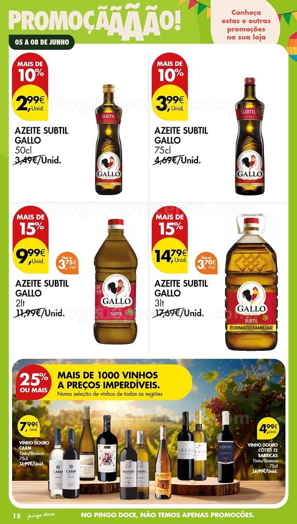 Antevisão Folheto PINGO DOCE Promoções Fim de Semana - 5 a 8 junho