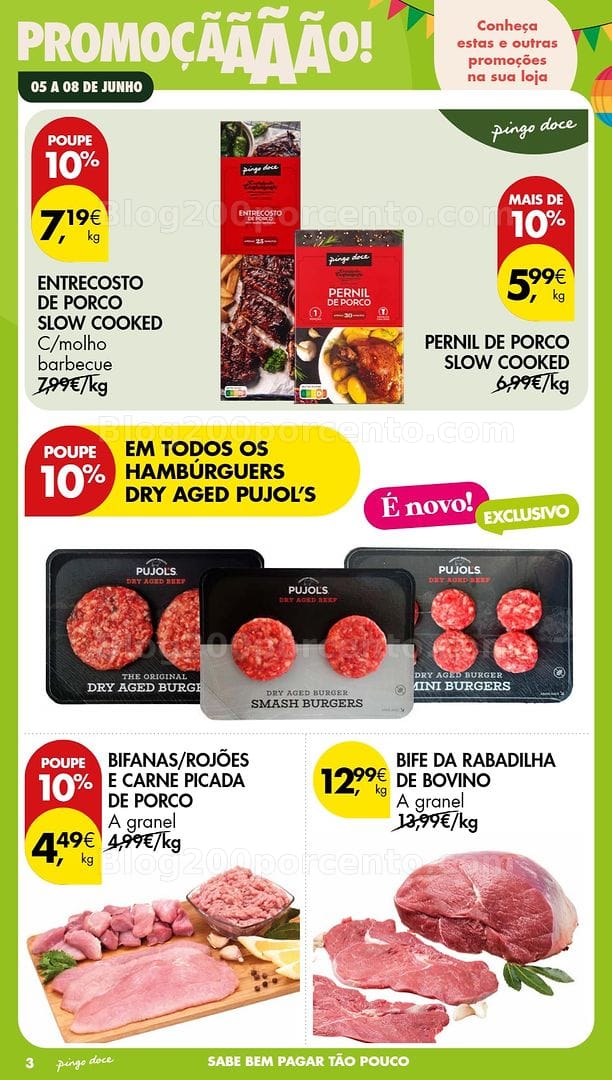 Antevisão Folheto PINGO DOCE Promoções Fim de Semana - 5 a 8 junho