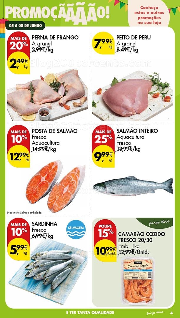Antevisão Folheto PINGO DOCE Promoções Fim de Semana - 5 a 8 junho