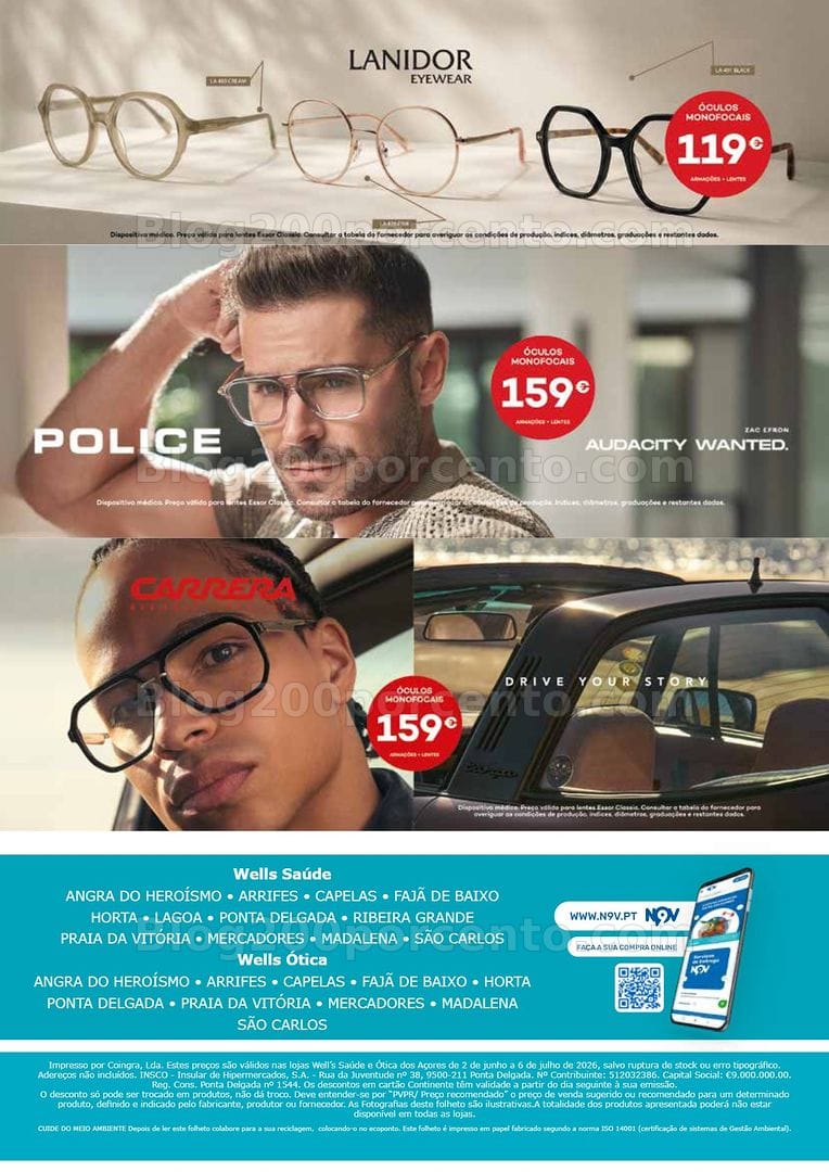 Antevisão Folheto WELLS Açores Beauty Season Promoções até 7 julho