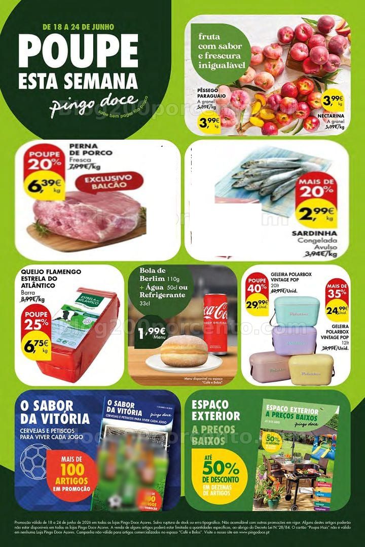 Antevisão Folheto PINGO DOCE Açores Promoções de 18 a 24 junho