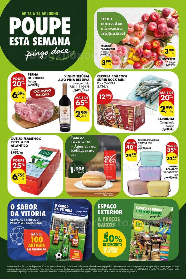 Antevisão Folheto PINGO DOCE Açores Promoções de 18 a 24 junho