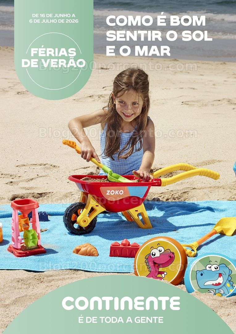 Antevisão Folheto CONTINENTE Especial Férias de Verão Promoções até 6 julho