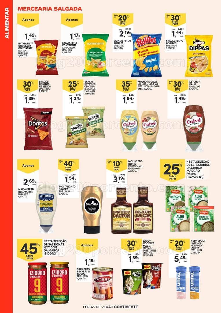 Antevisão Folheto CONTINENTE Especial Férias de Verão Promoções até 6 julho