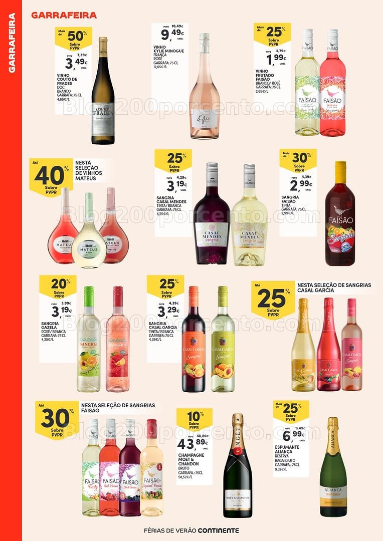 Antevisão Folheto CONTINENTE Especial Férias de Verão Promoções até 6 julho