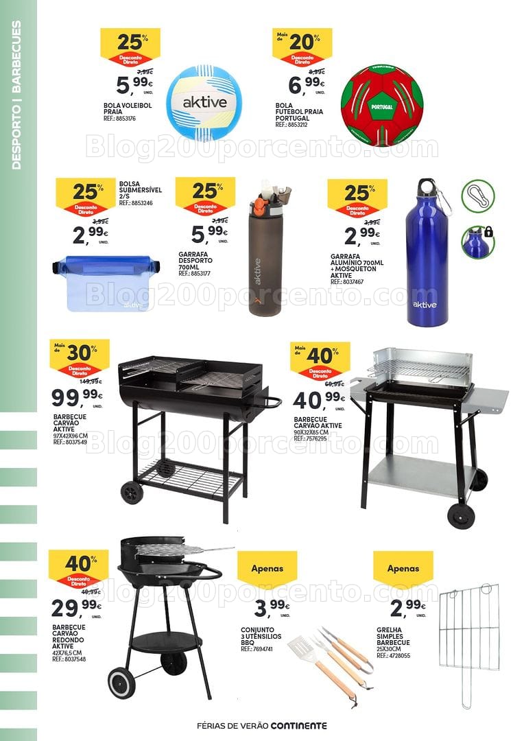 Antevisão Folheto CONTINENTE Especial Férias de Verão Promoções até 6 julho