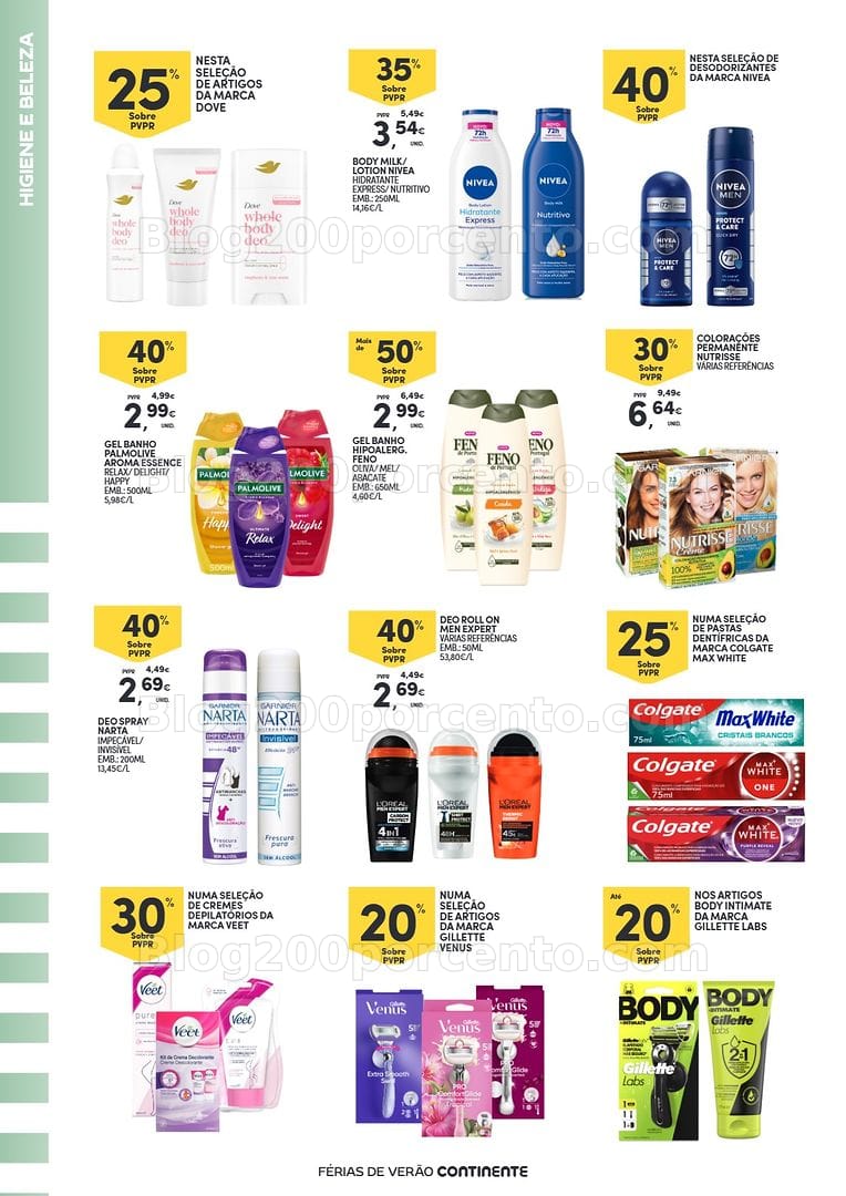 Antevisão Folheto CONTINENTE Especial Férias de Verão Promoções até 6 julho