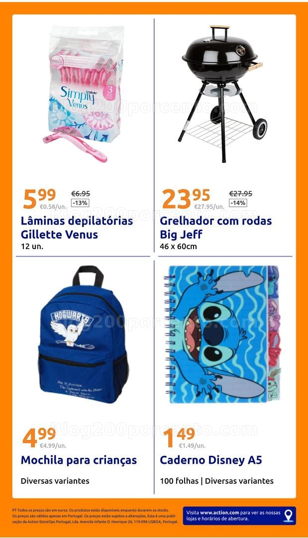 Antevisão Folheto ACTION Promoções de 3 a 9 junho