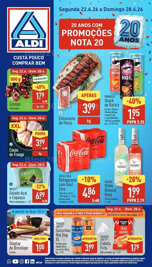 Antevisão Folheto ALDI Promoções de 22 a 28 junho - Edição Digital