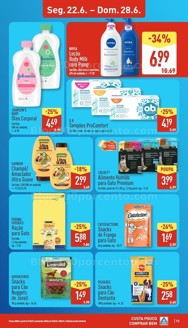 Antevisão Folheto ALDI Promoções de 22 a 28 junho - Edição Digital