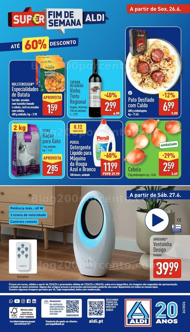 Antevisão Folheto ALDI Promoções de 22 a 28 junho - Edição Digital