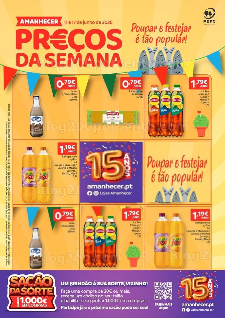 Antevisão Folheto AMANHECER Promoções de 11 a 17 junho