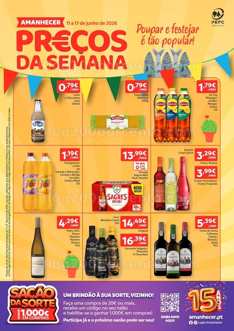 Antevisão Folheto AMANHECER Promoções de 11 a 17 junho