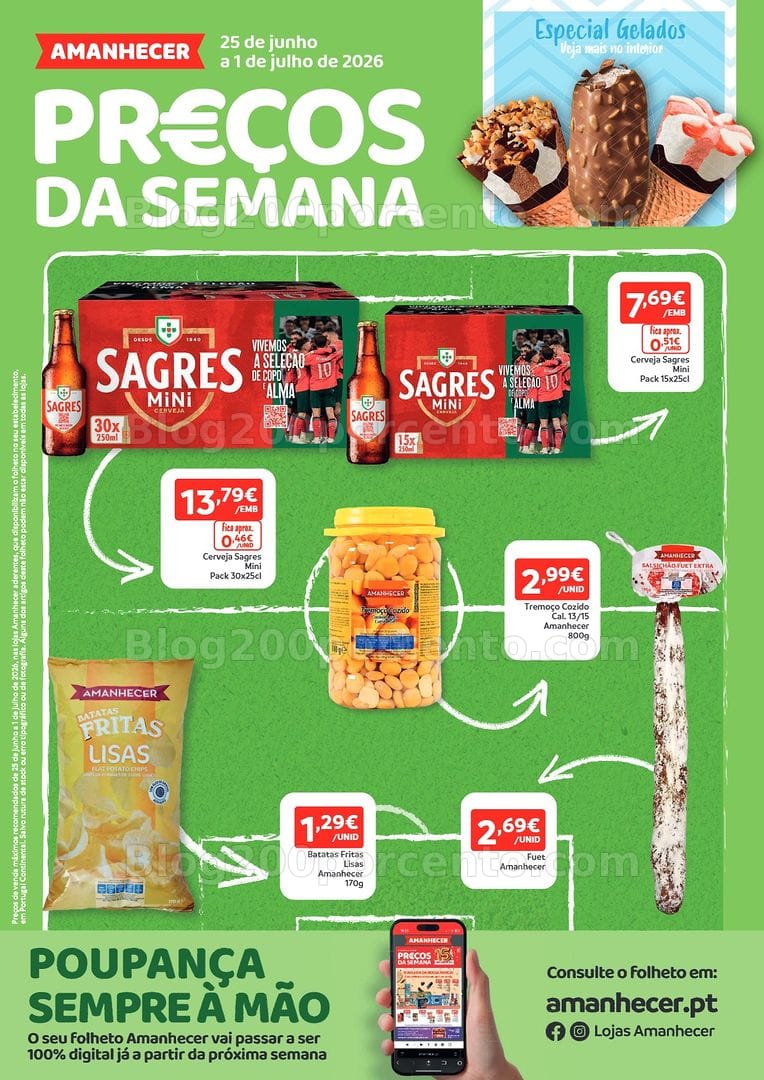 Antevisão Folheto AMANHECER Promoções de 25 junho a 1 julho