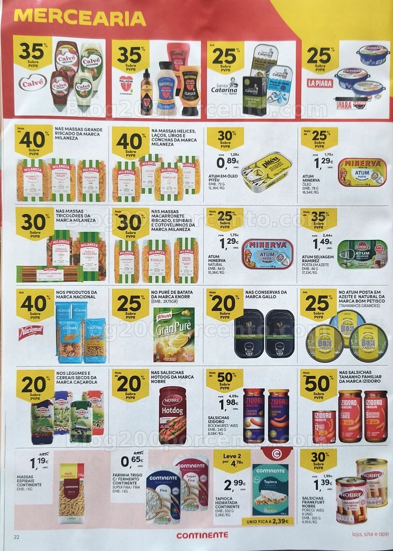 Antevisão Folheto CONTINENTE Promoções de 16 a 22 junho