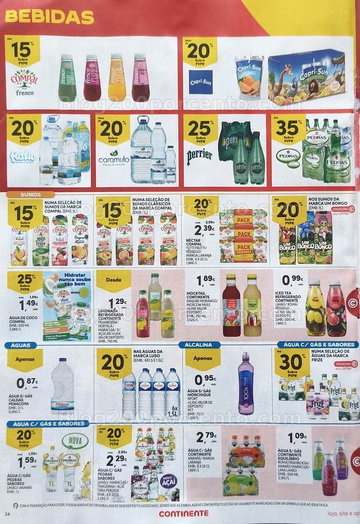 Antevisão Folheto CONTINENTE Promoções de 16 a 22 junho