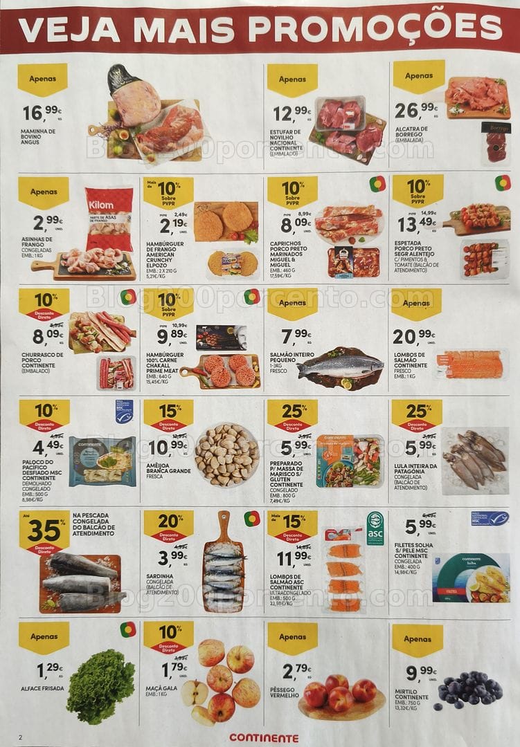 Antevisão Folheto CONTINENTE Promoções Fim de Semana - 5 a 8 junho