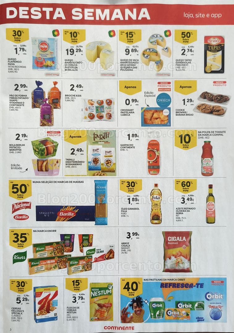 Antevisão Folheto CONTINENTE Promoções Fim de Semana - 5 a 8 junho