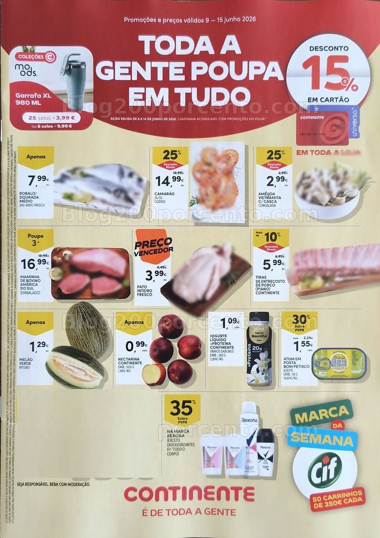 Antevisão Folheto CONTINENTE Promoções de 9 a 15 junho