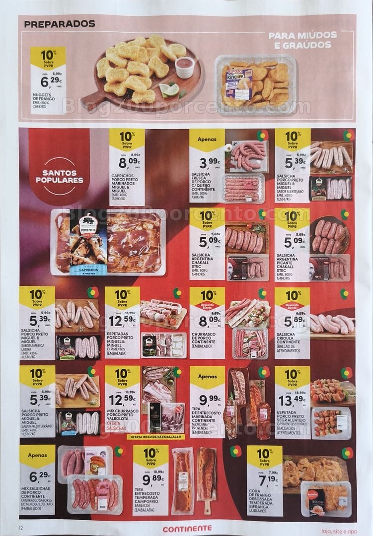 Antevisão Folheto CONTINENTE Promoções de 9 a 15 junho