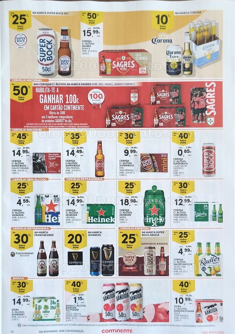Antevisão Folheto CONTINENTE Promoções de 9 a 15 junho