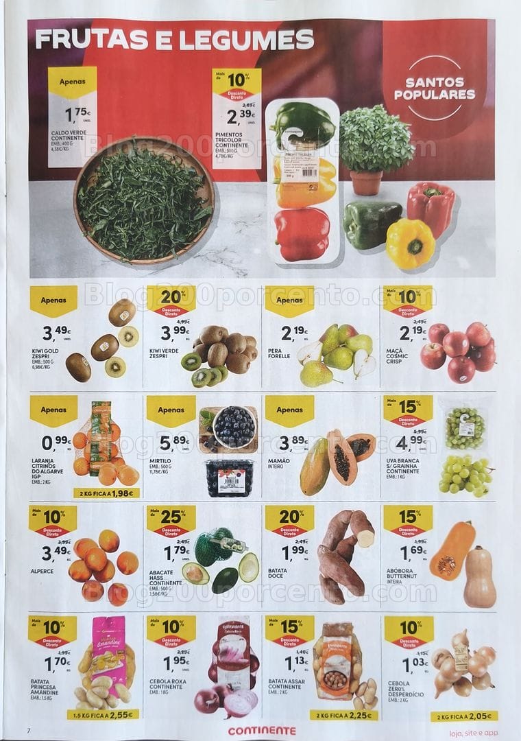 Antevisão Folheto CONTINENTE Promoções de 9 a 15 junho