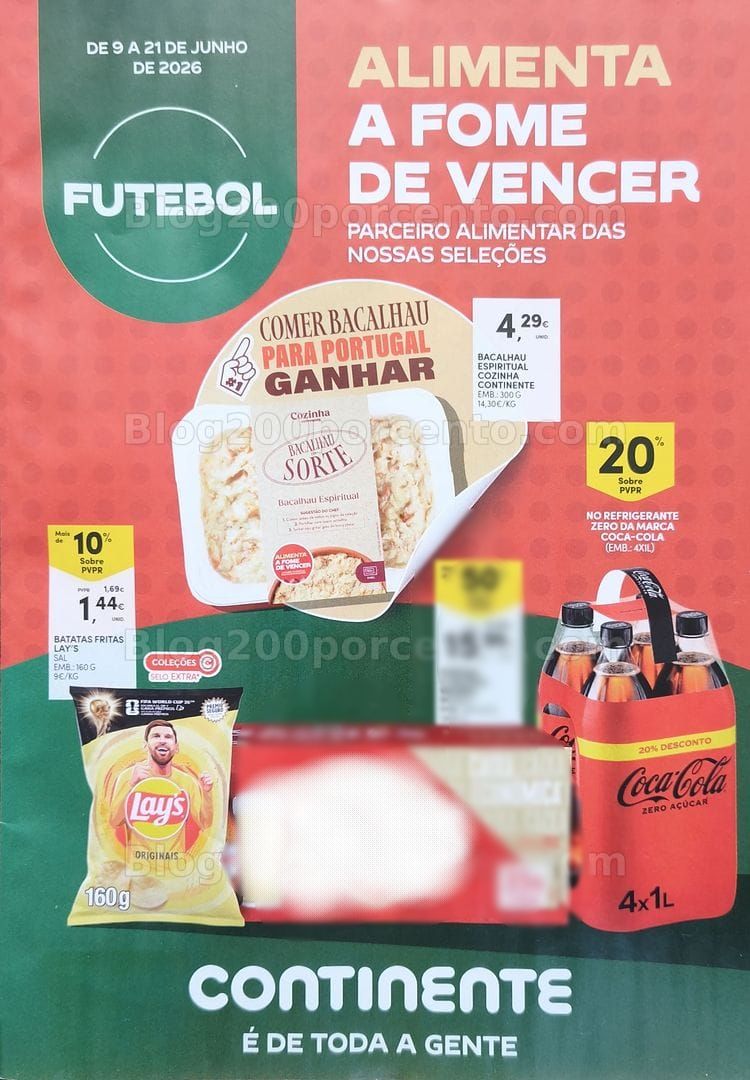 Antevisão Folheto CONTINENTE Especial Mundial Promoções de 9 a 21 junho