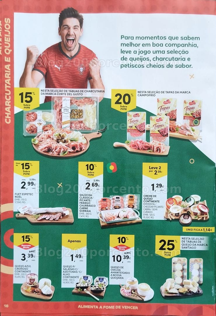 Antevisão Folheto CONTINENTE Especial Mundial Promoções de 9 a 21 junho