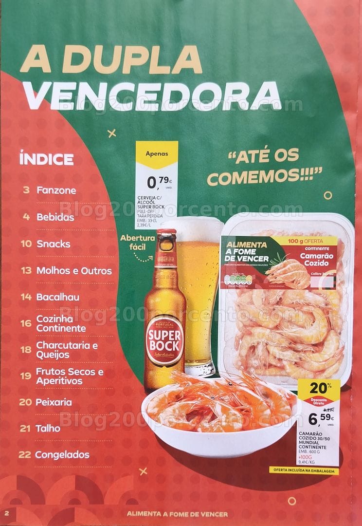 Antevisão Folheto CONTINENTE Especial Mundial Promoções de 9 a 21 junho