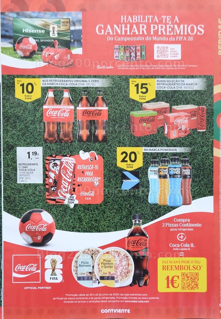 Antevisão Folheto CONTINENTE Especial Mundial Promoções de 9 a 21 junho