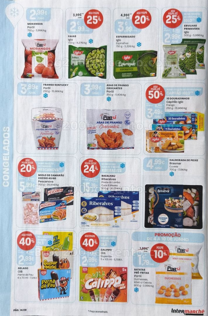 Antevisão Folheto INTERMARCHÉ Promoções de 4 a 10 junho