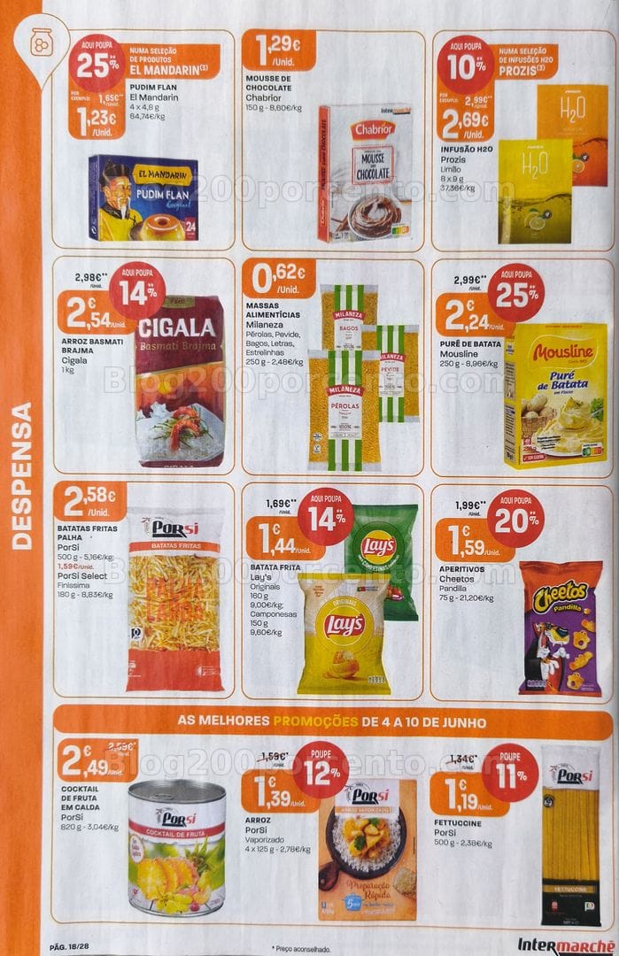 Antevisão Folheto INTERMARCHÉ Promoções de 4 a 10 junho