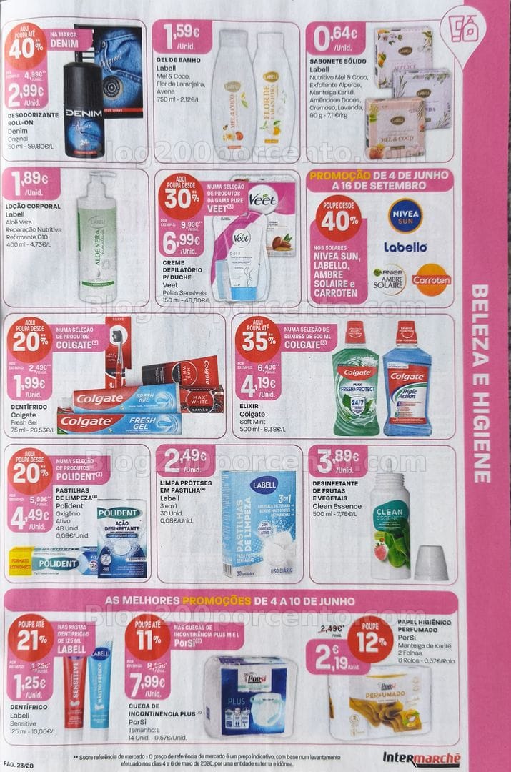 Antevisão Folheto INTERMARCHÉ Promoções de 4 a 10 junho