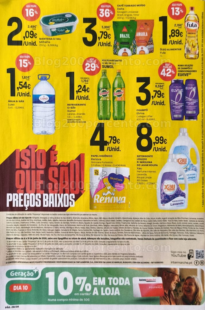 Antevisão Folheto INTERMARCHÉ Promoções de 4 a 10 junho