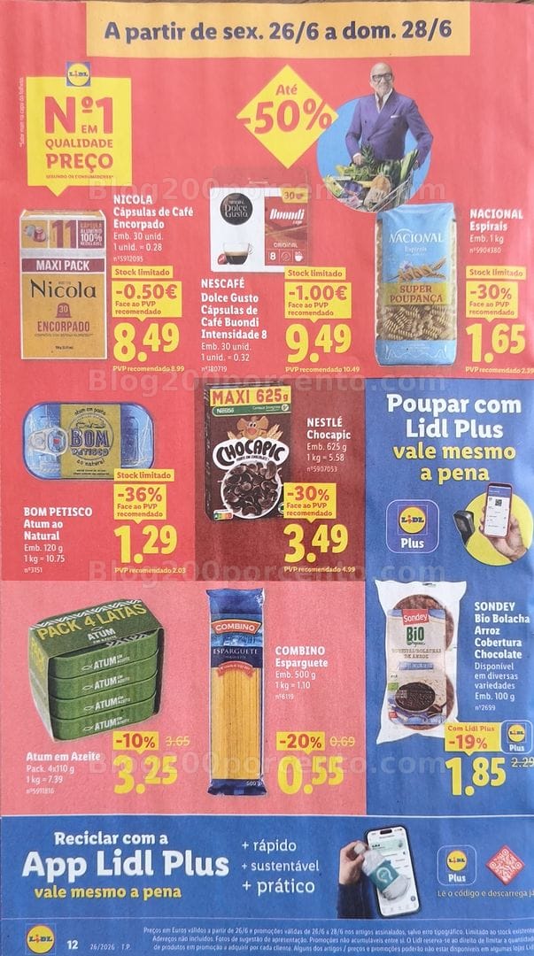 Antevisão Folheto LIDL Promoções de 22 a 28 junho