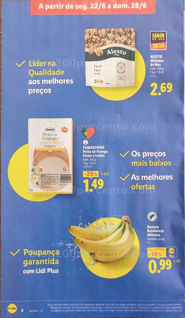 Antevisão Folheto LIDL Promoções de 22 a 28 junho
