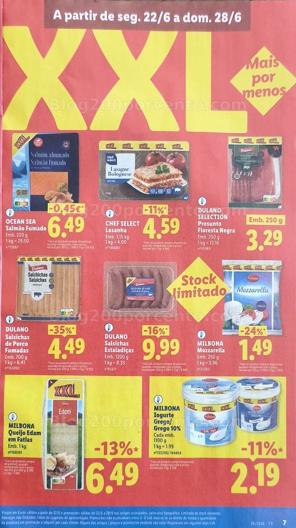 Antevisão Folheto LIDL Promoções de 22 a 28 junho