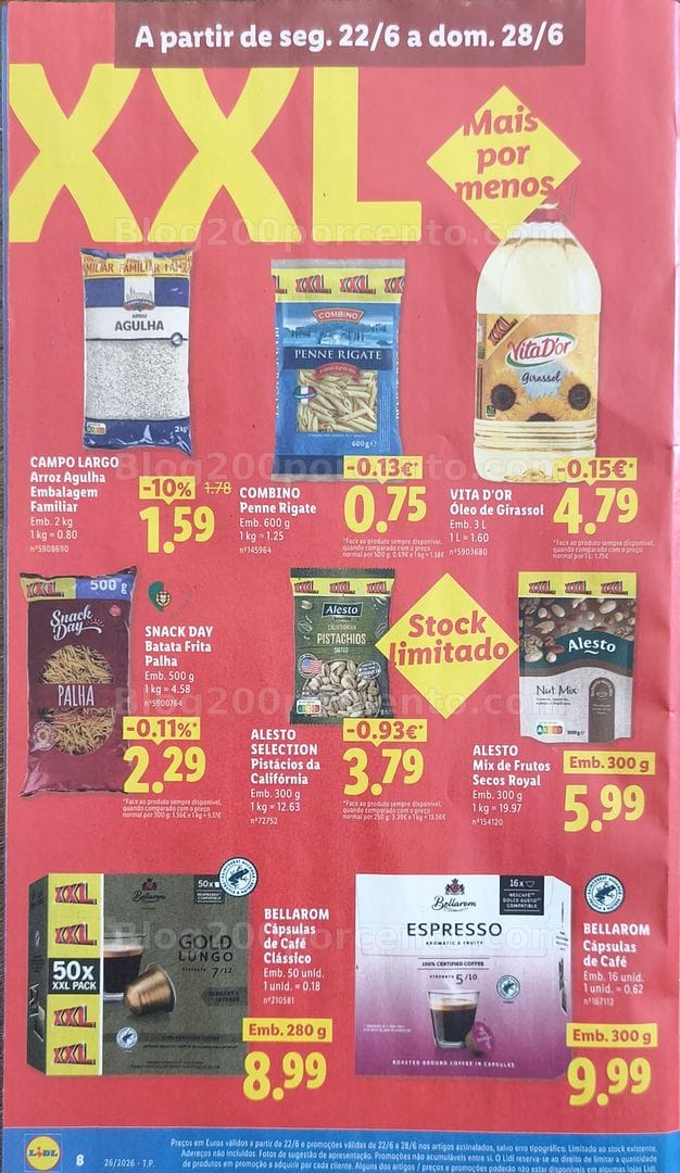 Antevisão Folheto LIDL Promoções de 22 a 28 junho