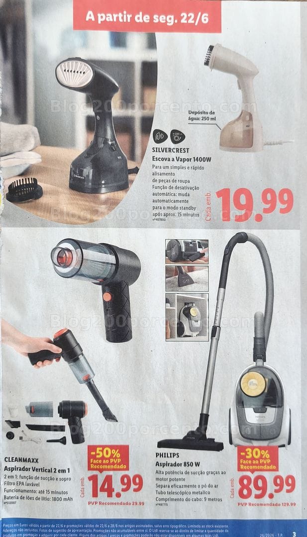 Antevisão Folheto LIDL Bazar Promoções de 22 junho a 2 julho