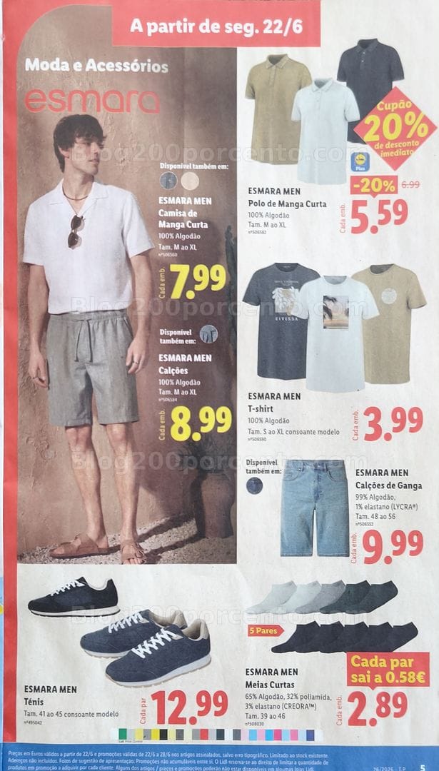 Antevisão Folheto LIDL Bazar Promoções de 22 junho a 2 julho