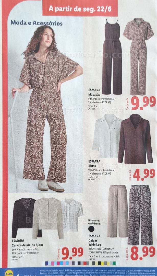 Antevisão Folheto LIDL Bazar Promoções de 22 junho a 2 julho