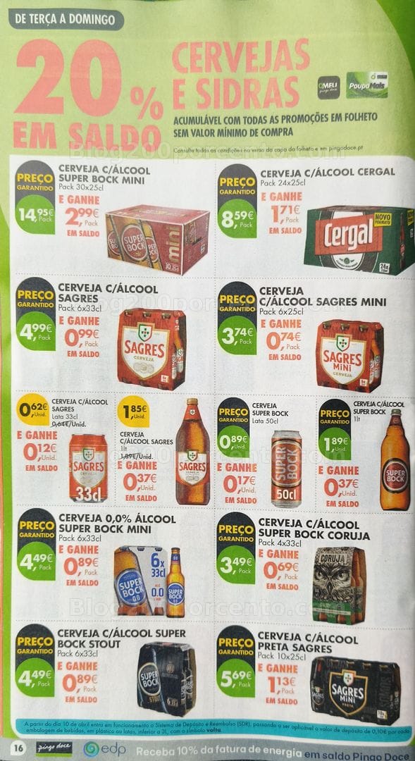 Antevisão Folheto PINGO DOCE Promoções de 16 a 22 junho
