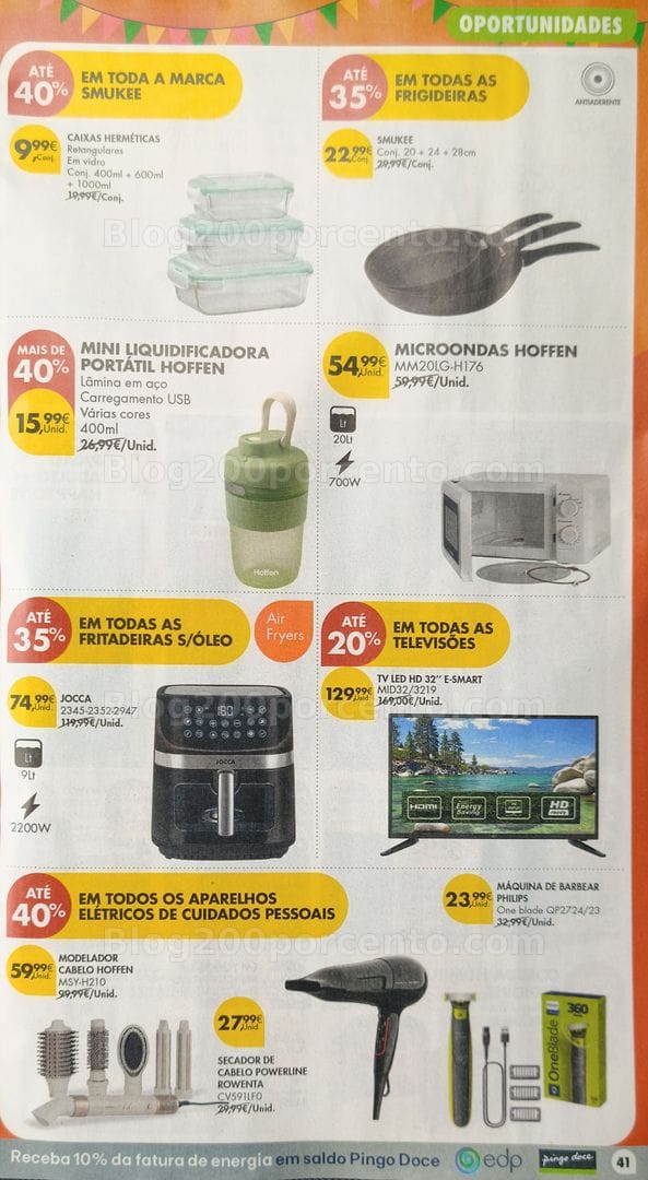 Antevisão Folheto PINGO DOCE Bazar Oportunidades Promoções de 16 a 22 junho
