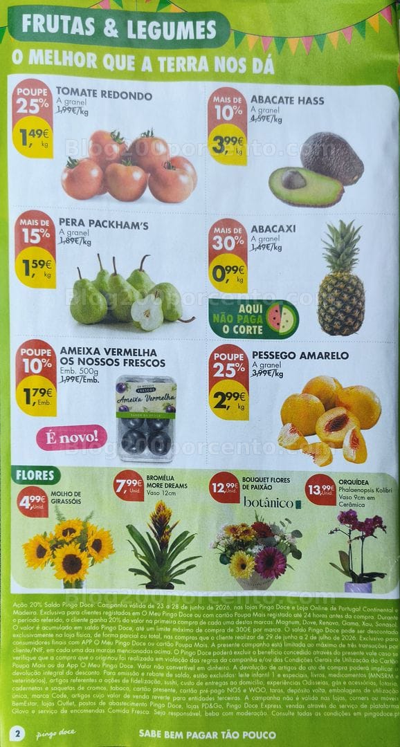 Antevisão Folheto PINGO DOCE Promoções de 23 a 29 junho
