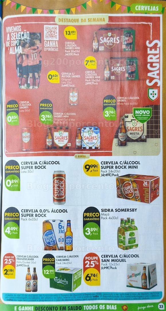 Antevisão Folheto PINGO DOCE Promoções de 23 a 29 junho