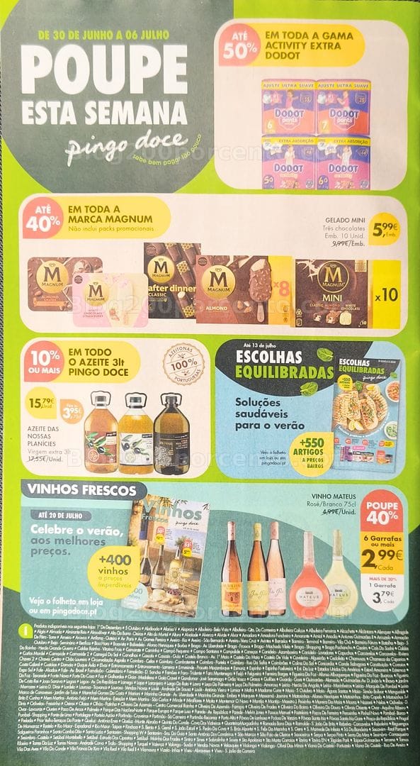 Antevisão Folheto PINGO DOCE Promoções de 30 junho a 6 julho